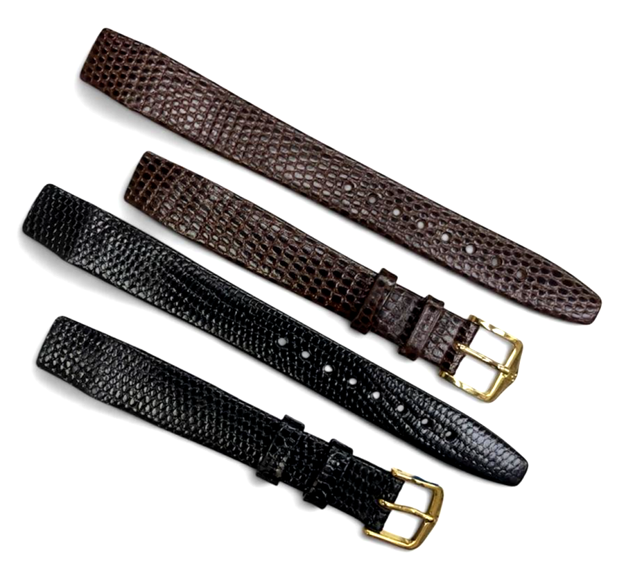 14mm Genuine Lizard Watch Band-Open End- MT14