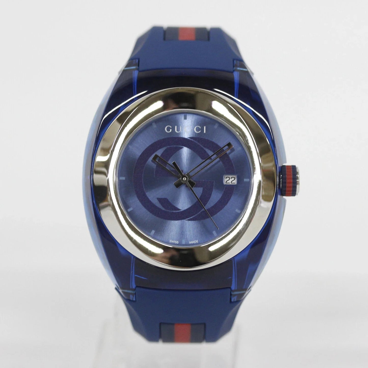 GUCCI SYNC YA137104 Men's Watch – Blue Dial, Quartz Movement, Authentic from