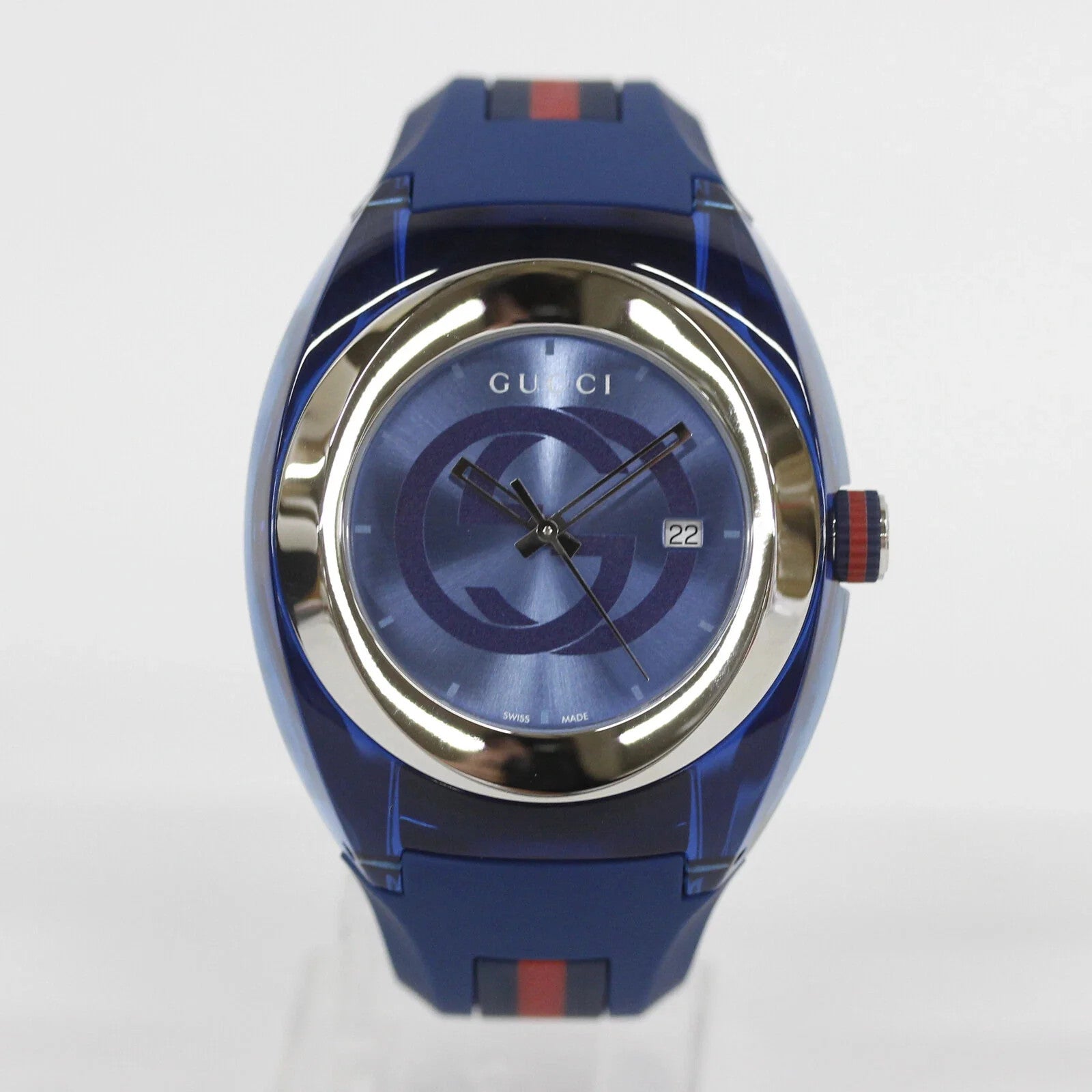 GUCCI SYNC YA137104 Men's Watch – Blue Dial, Quartz Movement, Authentic from