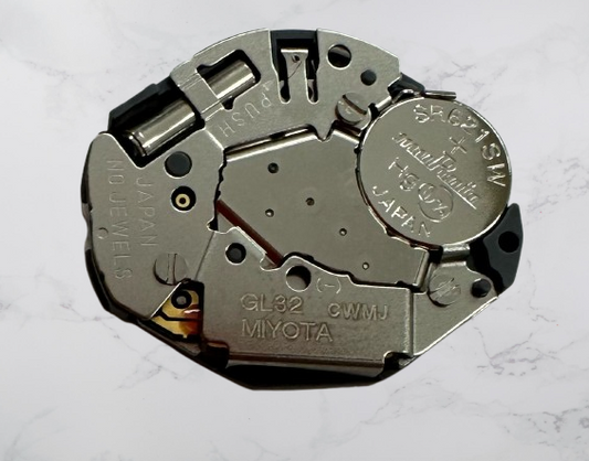 Miyota GL32/GL30 Quartz Watch Movement – 2-Hand Replacement for GL20