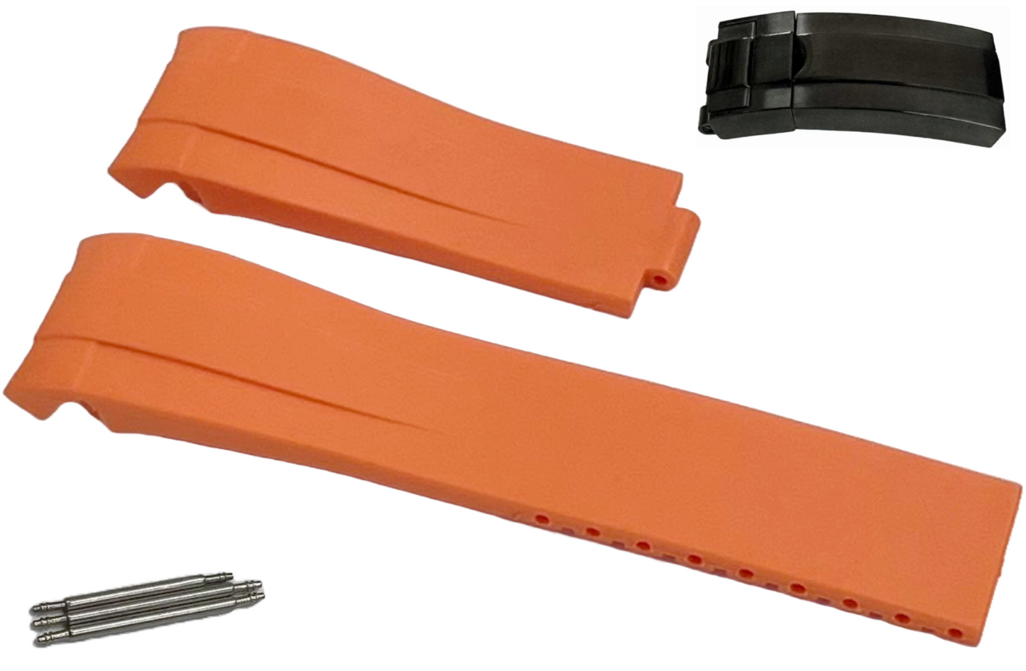 ROLEX ORANGE Watch Band 21MM Fits DateJust SUBMARINER GMT DAYTONA EXPLORER