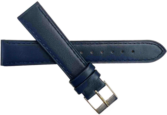 Set of 6PCS Multi-Color Watch Band Size (16✖14)mm Stitched Plain Leather Strap