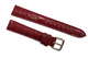 Watch Band Genuine Leather Red Alligator Grain,Padded,Stitched 16mm