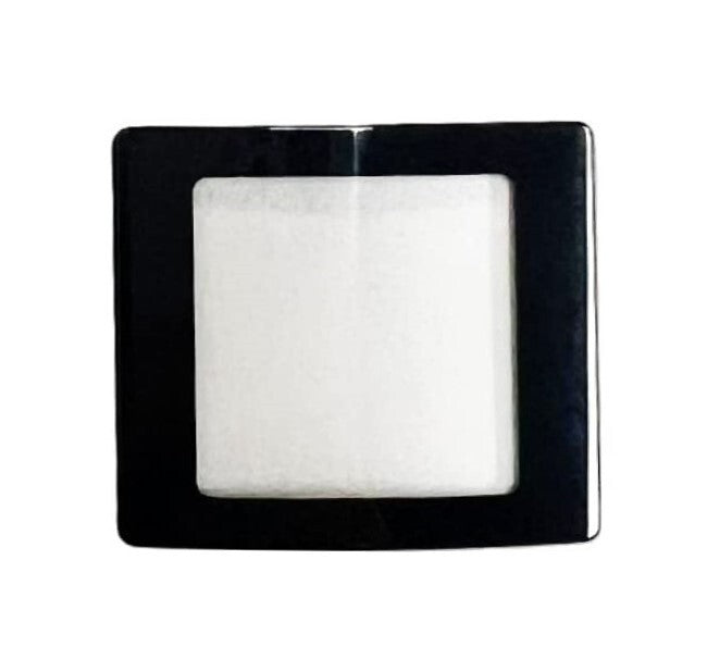 Sapphire Crystal Rado Rectangular Cut Corners Black Border (28.1×24.5)mm