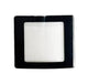 Sapphire Crystal Rado Rectangular Cut Corners Black Border (28.1×24.5)mm