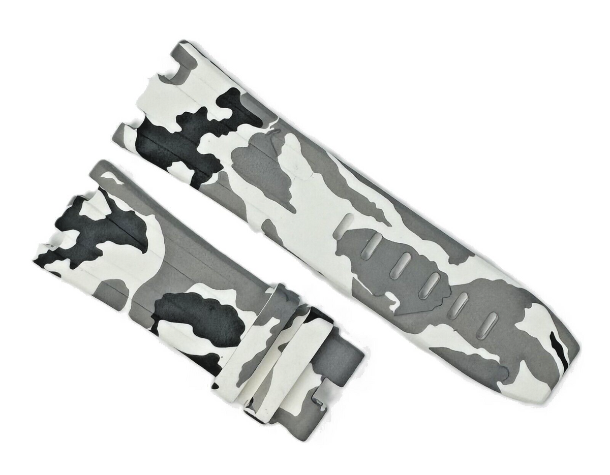 New 28x24 mm Camouflage Pattern White Color AP Rubber Band