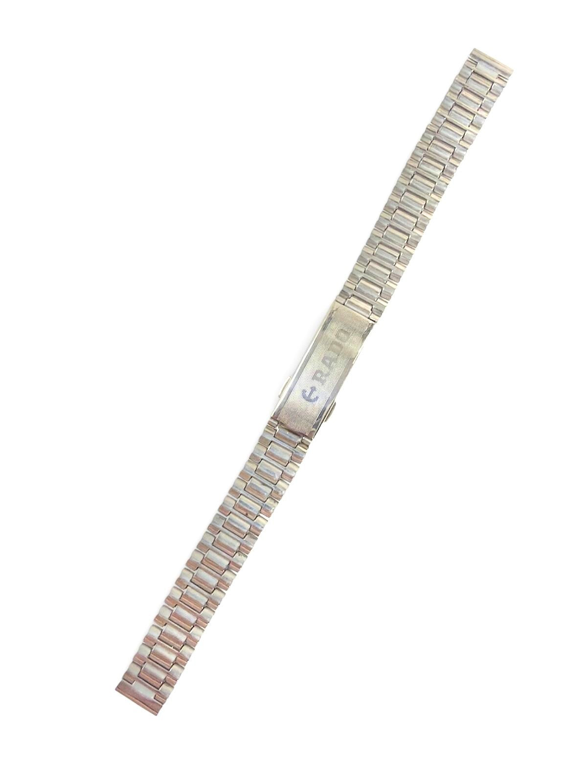 Silver 12mm Stainless Steel Watch Bracelet Strap Band Fits Rado Diastar Models.