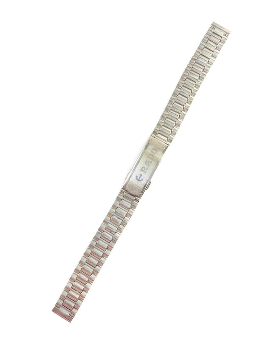 Silver 12mm Stainless Steel Watch Bracelet Strap Band Fits Rado Diastar Models.