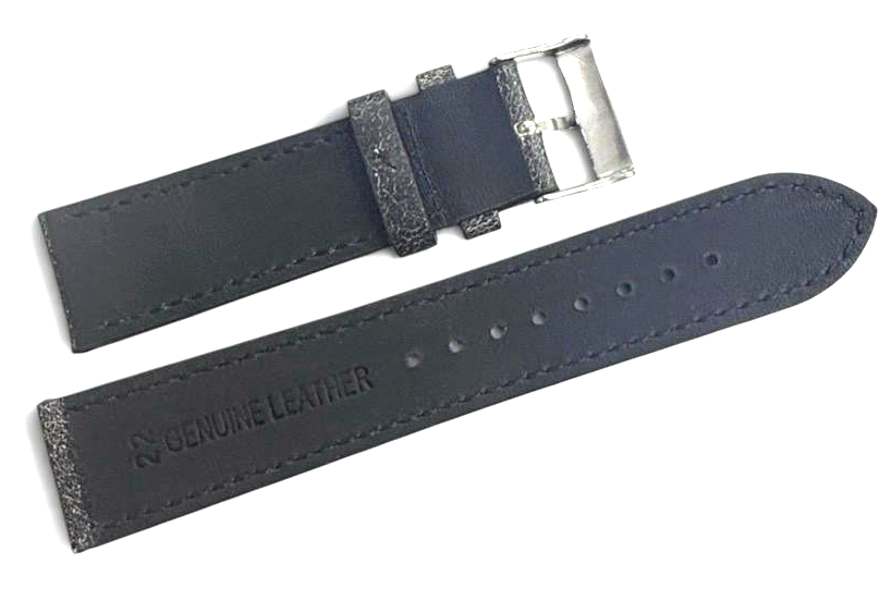 High-Quality Genuine Leather Watch Strap Band 22mm