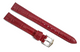 12mm Red Designer Alligator Genuine Leather Watch Strap Band