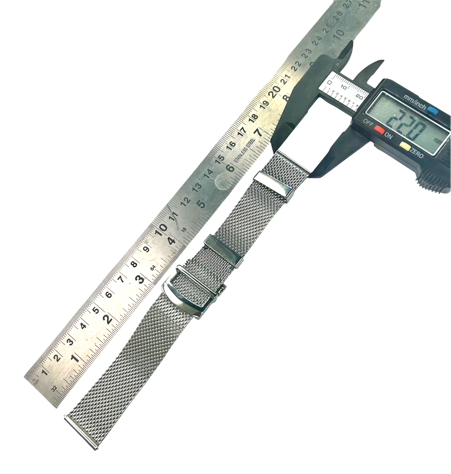 22mm Thick Stainless Steel Two Piece Mesh Band Suitable for Patek Philippe Watch
