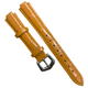 14mm Tan Genuine leather Band Strap Crocodile-Style w/ Buckle