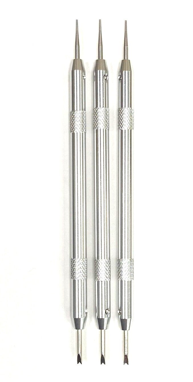 High Quality Watch Band Spring Bar Removers SILVER Handle Watchmaker Repair Tool