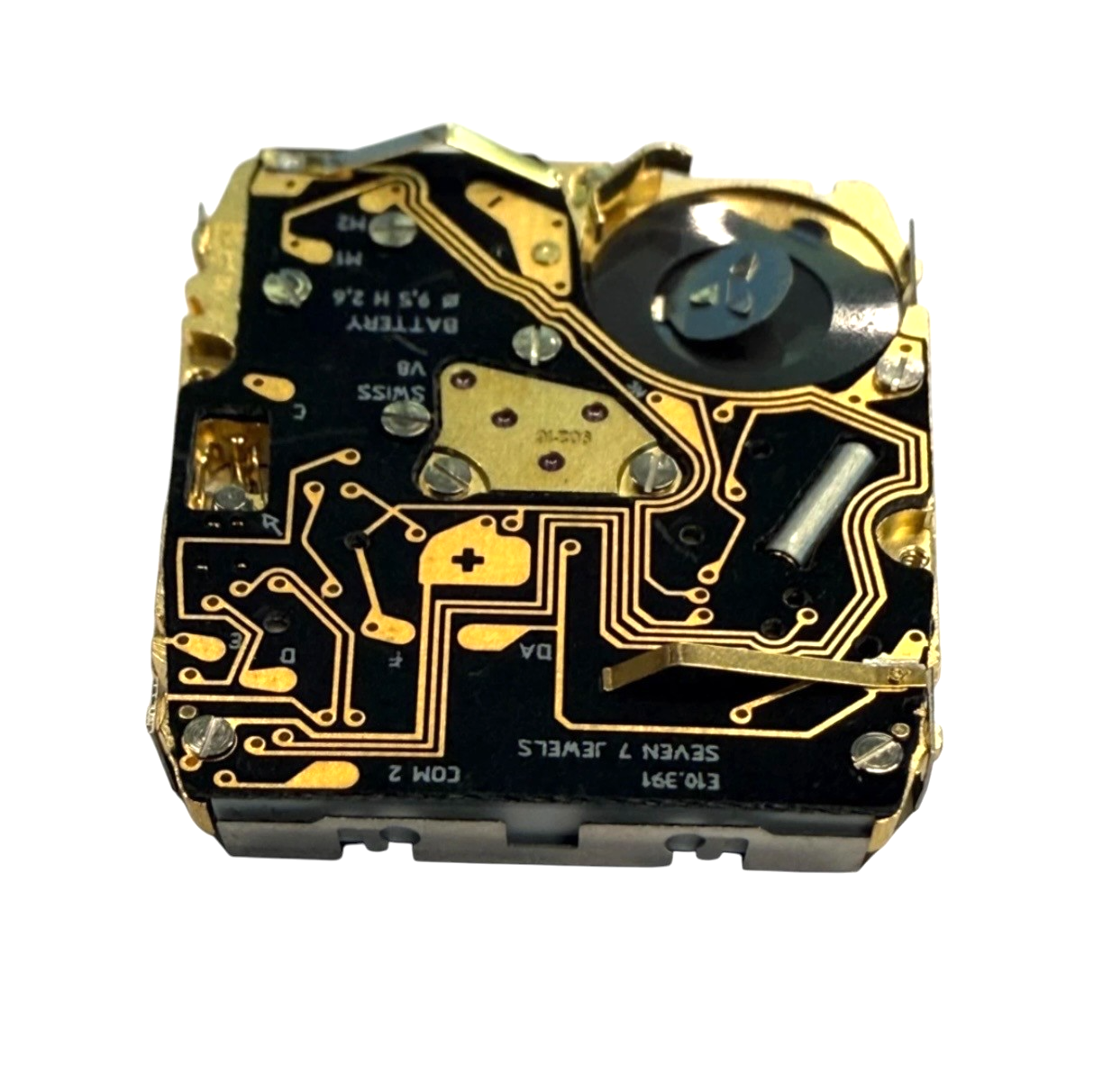 Genuine Swiss ETA E10.391 Analog Digital Chronograph Watch Movement w/ Stem