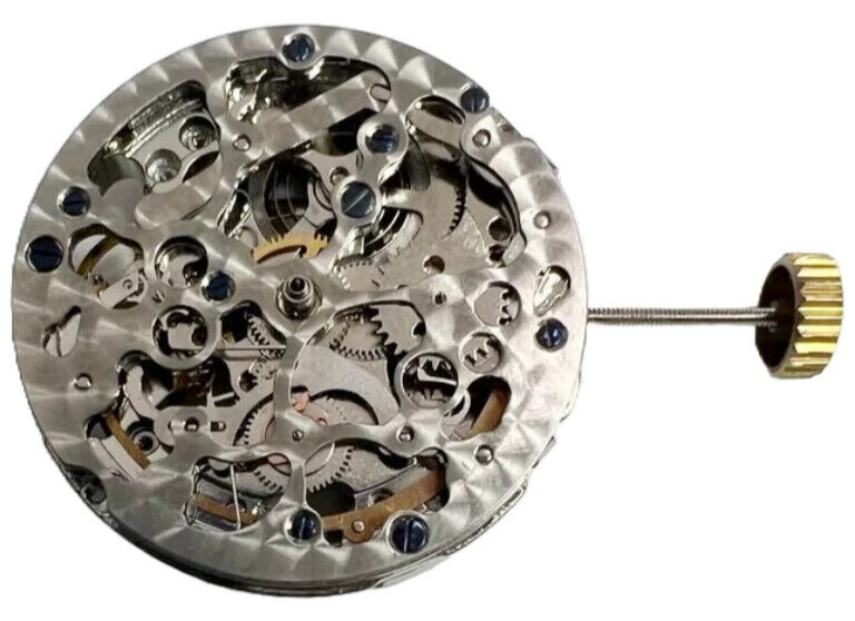 Multi-Function Automatic SKELETON Watch Movement 2196, 3 HANDS