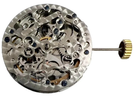 Multi-Function Automatic SKELETON Watch Movement 2196, 3 HANDS