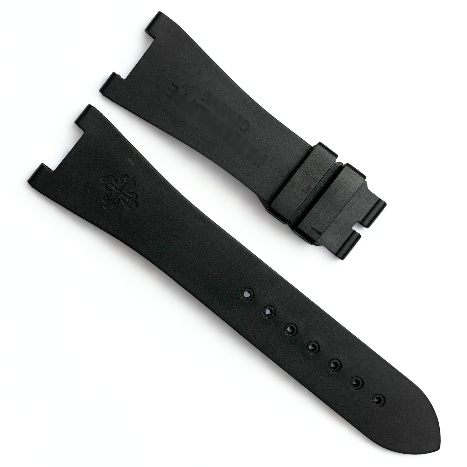 High Quality Rubber Watch Strap Black Color fit to PATEK PHILLIPE 25x18mm
