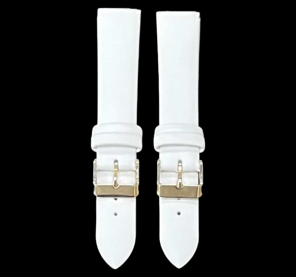 Unstitched Genuine Leather Watch Band Strap with Plain Smooth Finish 12-26MM