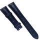 Genuine Patek Philippe dark Blue Leather Watch Band - 21mm x 16mm