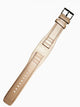 22mm Genuine Leather Rose Pink Watch Band Compatible with Fossil & Guess