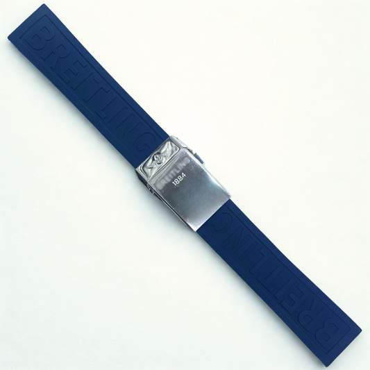 Rubber Watch Band – 22mm & 24mm | Multiple Colors For Breitling 1884 Avenger