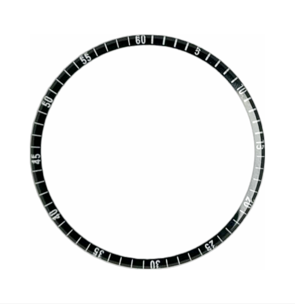 Mineral Crystals Emporio Armani Black Trim/w white Digitals No. (40.1×3.0)mm