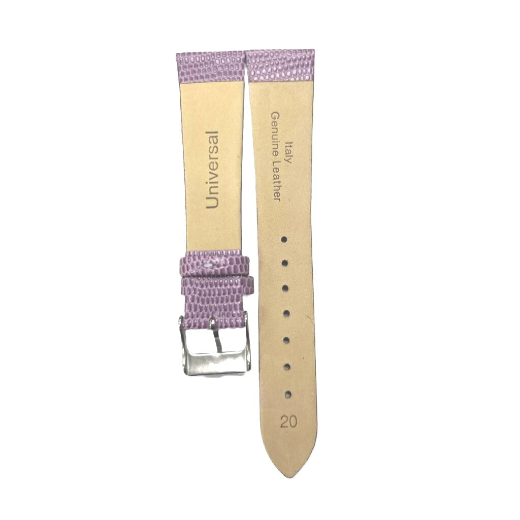 Best Quality Watch Bands Genuine Leather Lizard Grain Flat 12- 24mm