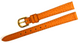 Watch Band TAN Color Genuine PIGSKIN Grain Flat, Stitched 10mm (A1 Quality)