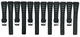 Lot of 6, 18mm PVC Plastic Rubber Flat & Slim Watch Band
