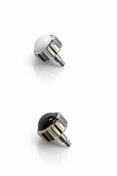 AUTHENTIC Chanel Watch Crown – S&S steel and Ceramic –for D.B 02474