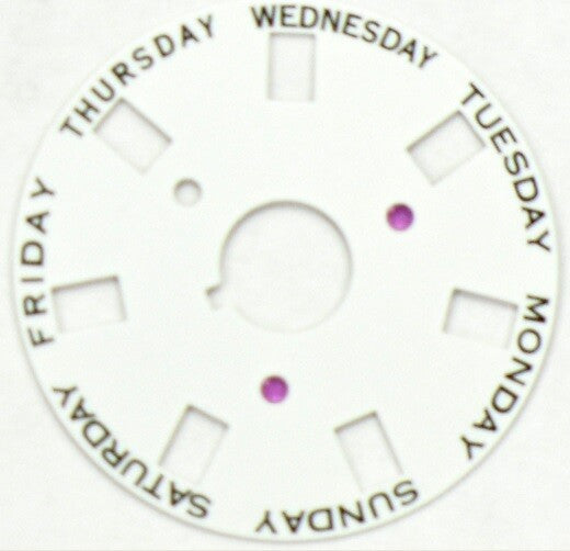 DAY DISC FOR ROLEX PRESIDENT 3055 WHITE 18038 18039 18046 18048 18049 MOVEMENT 