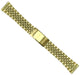 16MM Classic Jubilee Gold Tone Metal Band with Regular Fold Clasp