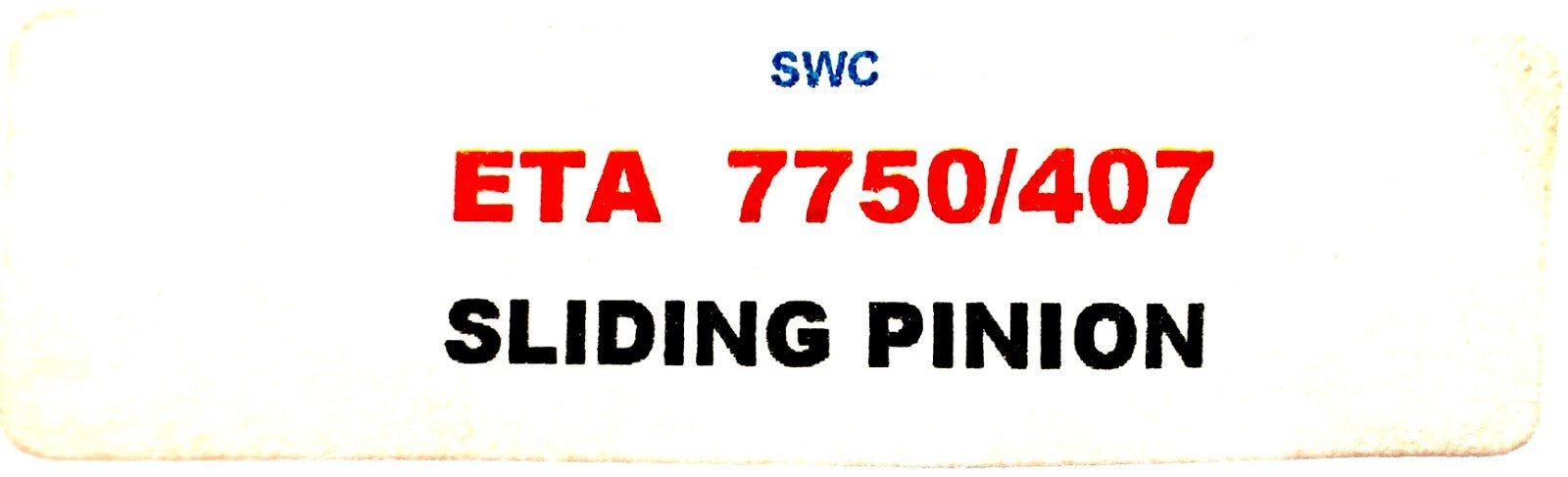 Movement Parts Fit For ETA 7750 Watch Part Ref 407, SLIDING PINION - Universal Jewelers & Watch Tools Inc.