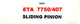 Movement Parts Fit For ETA 7750 Watch Part Ref 407, SLIDING PINION - Universal Jewelers & Watch Tools Inc.