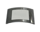 Mineral Crystals Rado Double Dome Rect Silver Trim w/Lines (24.8×19.1×3.4×1.2)mm