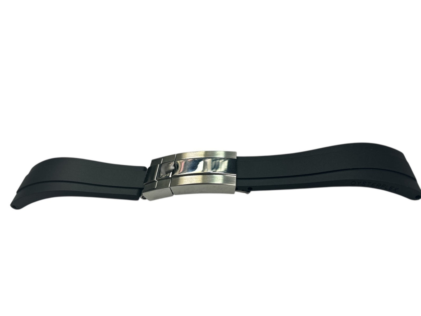 ROLEX Black OYSTERFLEX Watch Band 22MM Fit SUBMARINER, Rolex Deepsea & others