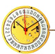 Ronda 5021.D Quartz Chronograph Movement, 3 Hand, Date at 6 (Multiple Variation)