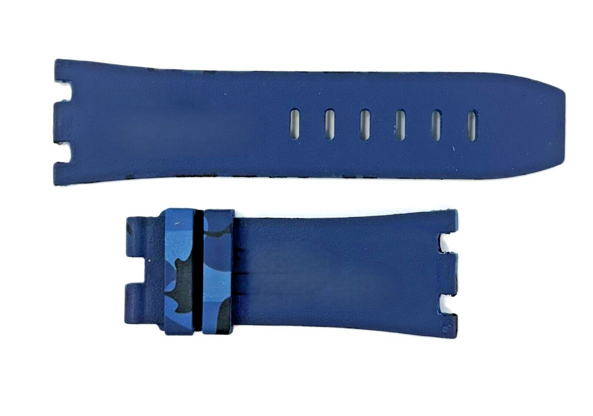 New 28x24 mm Camouflage Pattern Blue Color AP Rubber Band
