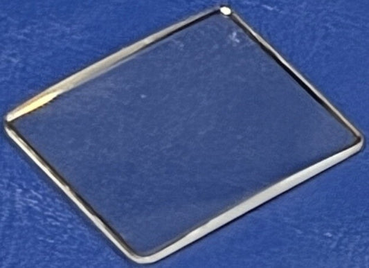 Watch Replacement Crystal Sapphire Single Dome Fit Cartier 29.4x25.4x1.0MM