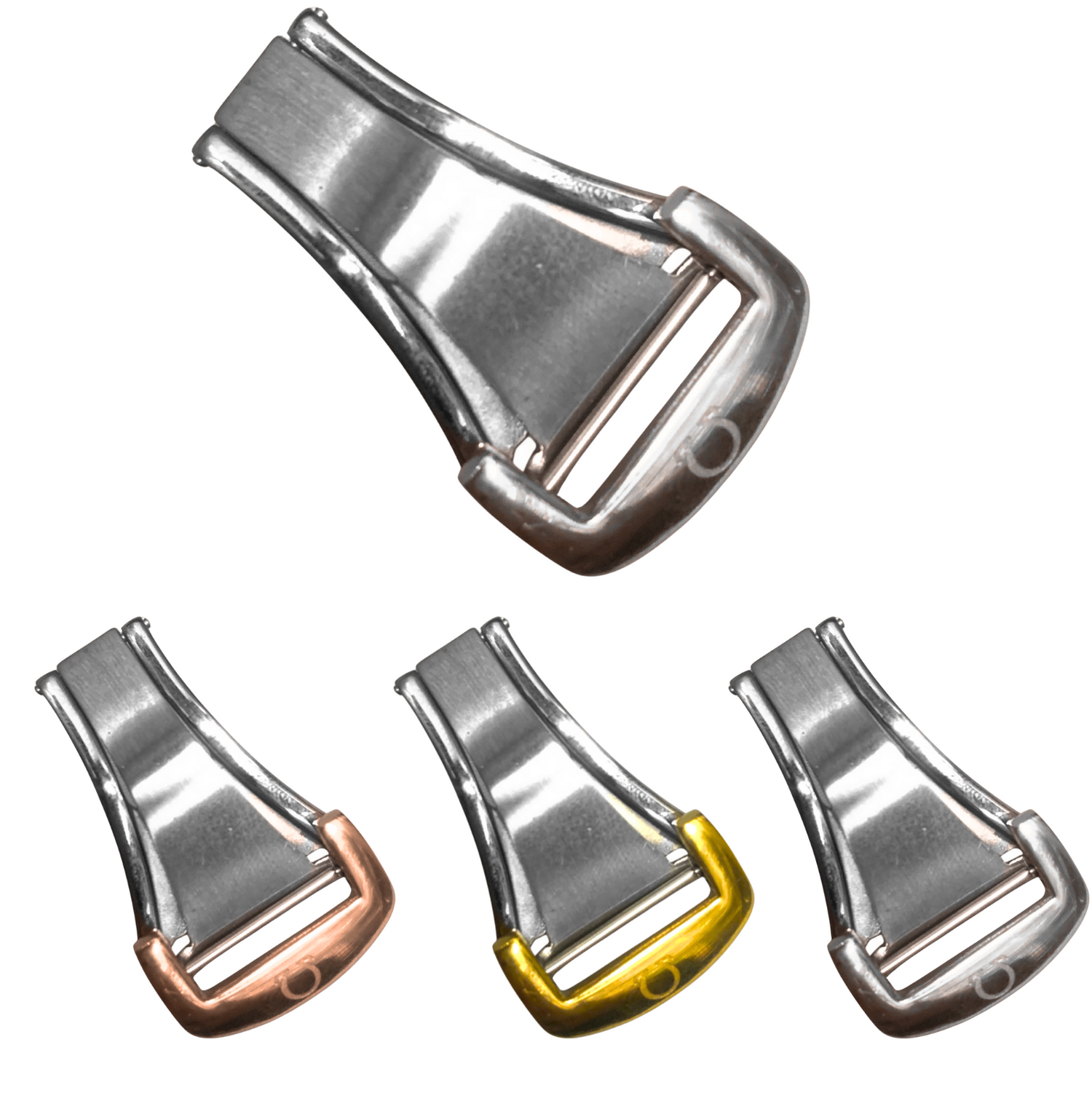 High-Quality 18mmm Deployment Clasp w/ 3 colors – For Omega Watch Bands