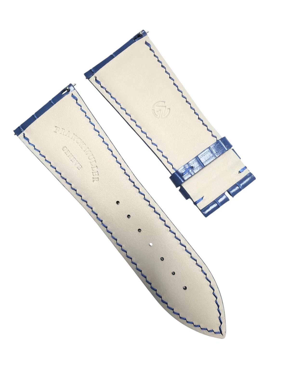 Genuine Franck Muller Watch Band 30mm x 22mm – Blue