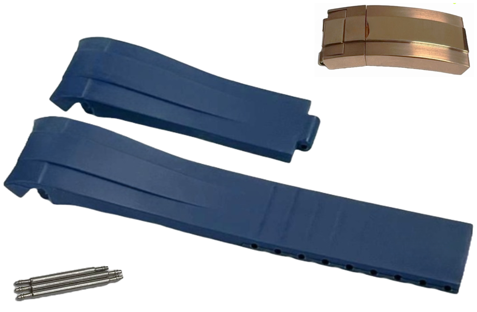 ROLEX BLUE Watch Band 21MM Fits DateJust SUBMARINER GMT DAYTONA EXPLORER