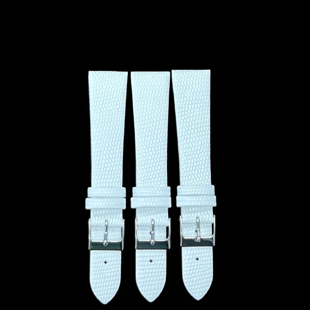 Best Quality Watch Bands Genuine Leather Lizard Grain Flat 12- 24mm