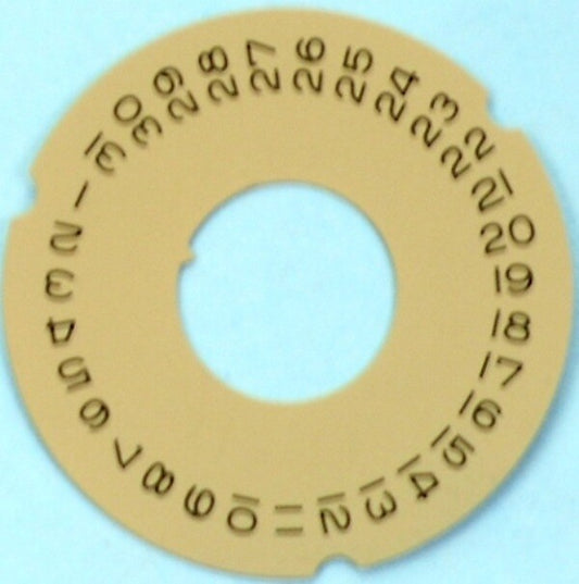 DATE DISC FOR ROLEX 3055 DATEJUST,18026 18028 18029 18038 18039 18046 CHAMPAGNE