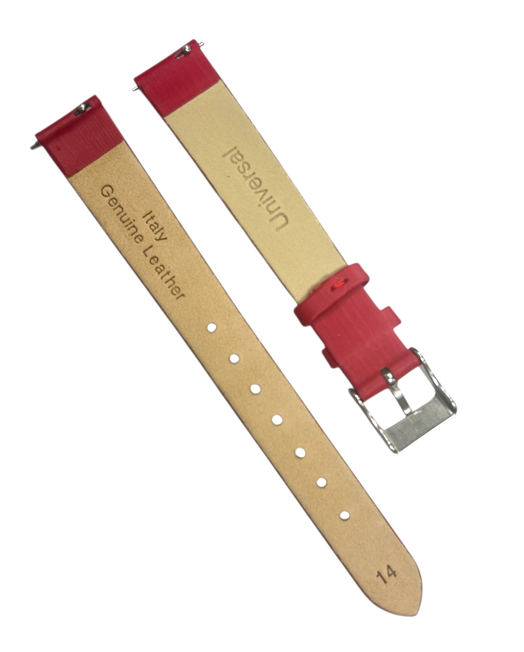 Satin Watch Bands w Quick Release pin Red(12mm, 14mm, 16mm, 18mm, 20mm)
