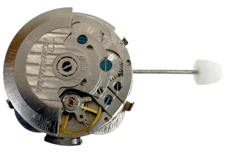 Multi-Function Automatic Watch Movement 2HR19, 3H, Moon Face at 6:00, Year/Month
