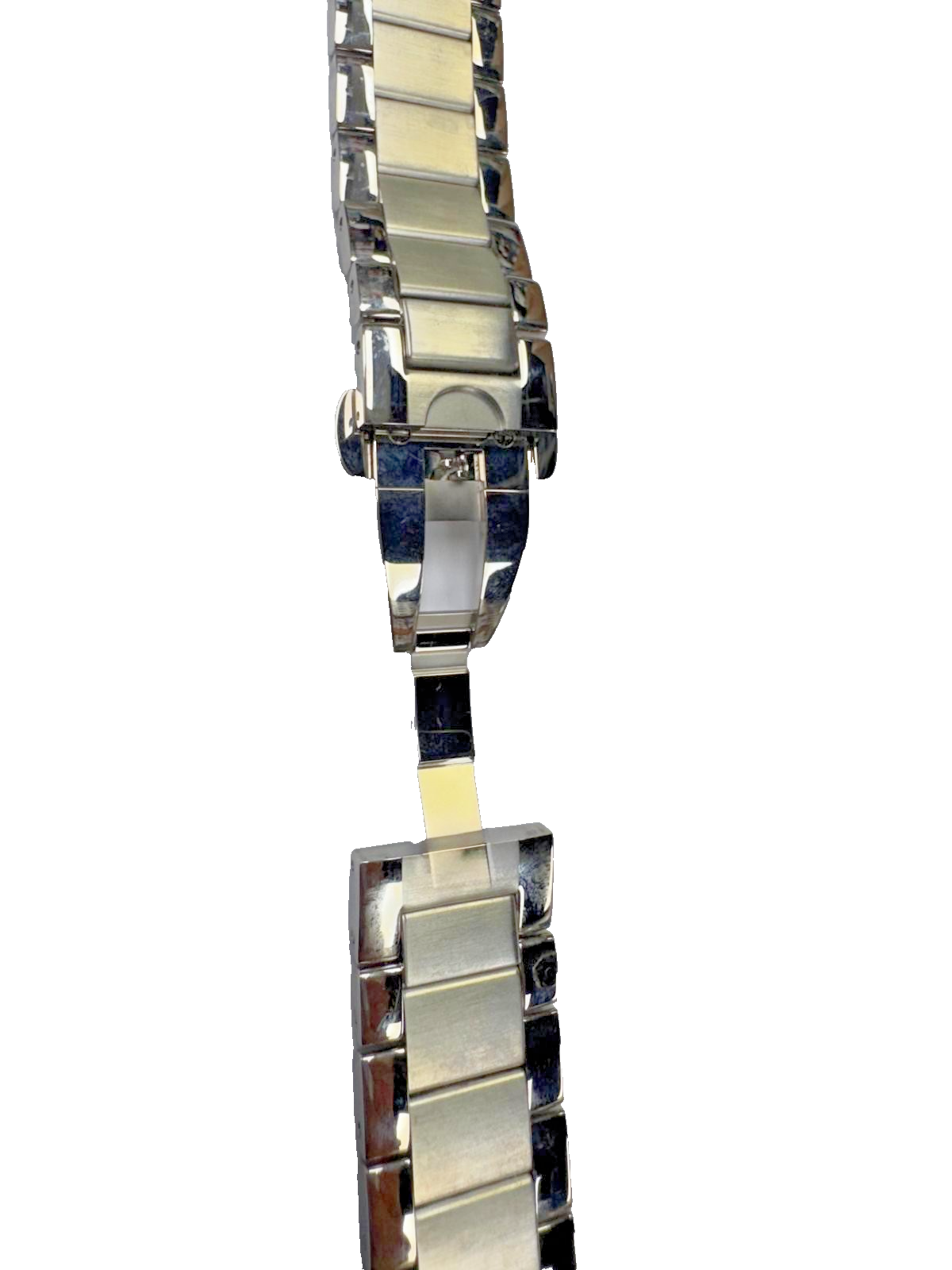 22mm Stainless Steel Silver Color Watch Bracelet Band compatble for Raymond Weil