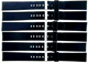 Lot of 6 Watch Bands 18MM PVC Black  fit Casio, Timex and Other Watches, 