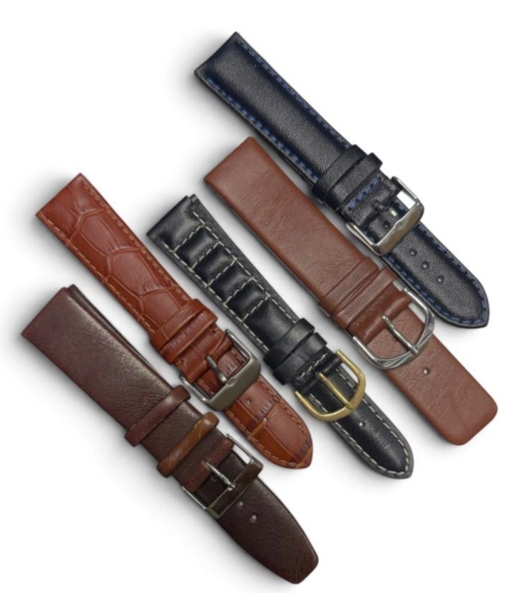 LOT OF 10 WATCH BANDS MIX SIZE STYLE AND COLORS 18/20mm