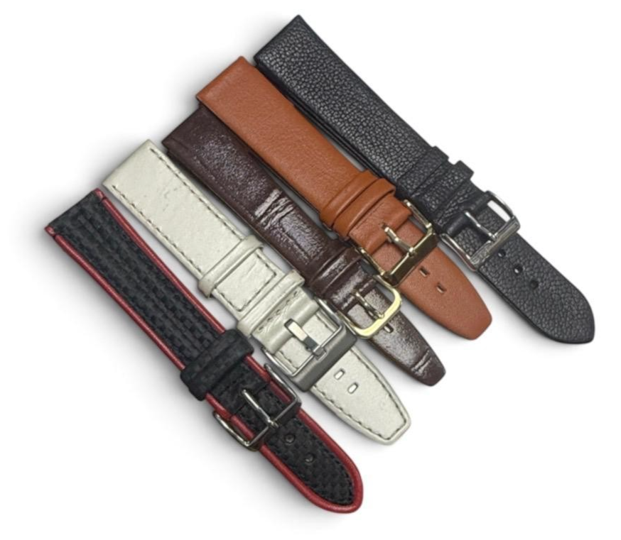 LOT OF 10 WATCH BANDS MIX SIZE STYLE AND COLORS 18/20mm